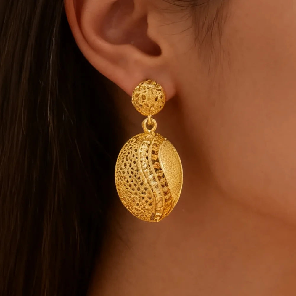 dubai jewelry gold sets Necklace and earrings set for women high quality plated jewelry sets weddings mother gifts Accessories
