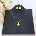 Costume Jewelry Set Gold Plated Earrings Necklace Set for Women Morocco America Dainty Classic Jewelry Set For Party Weddding